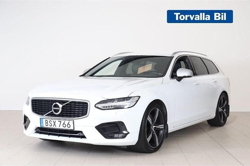 Vit Begagnad 2017 Volvo V90 R-Design Kombi | 299 900 kr (Lite dyr) - Bild 1/3