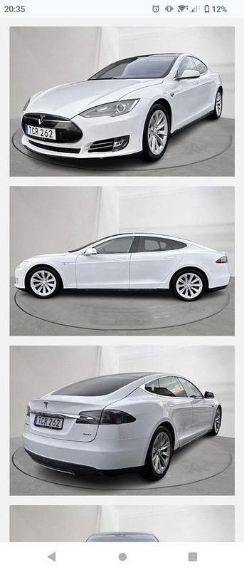 Begagnad 2015 Tesla Model S Halvkombi | 160 000 kr (Marknadspris) - Bild 1/4