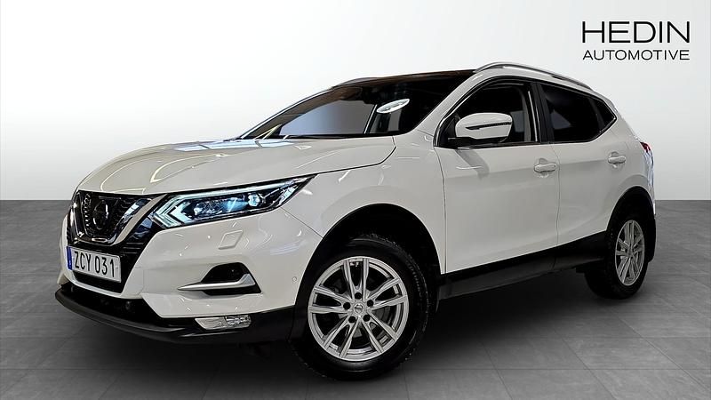 Vit Begagnad 2018 Nissan Qashqai Pack SUV | 179 900 kr (Lite dyr) - Bild 1/4