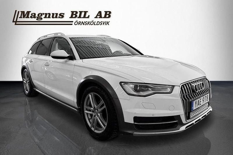 Begagnad Audi A6 Allroad Sport 218 HK (160 kW) 2015 Vit Kombi
