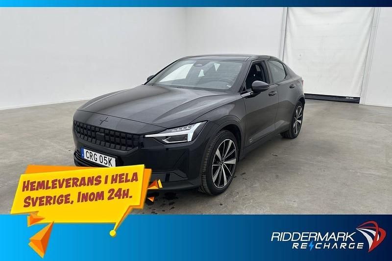 Svart Begagnad 2021 Polestar 2 Plus Halvkombi | 289 900 kr (Bra pris) - Bild 1/3