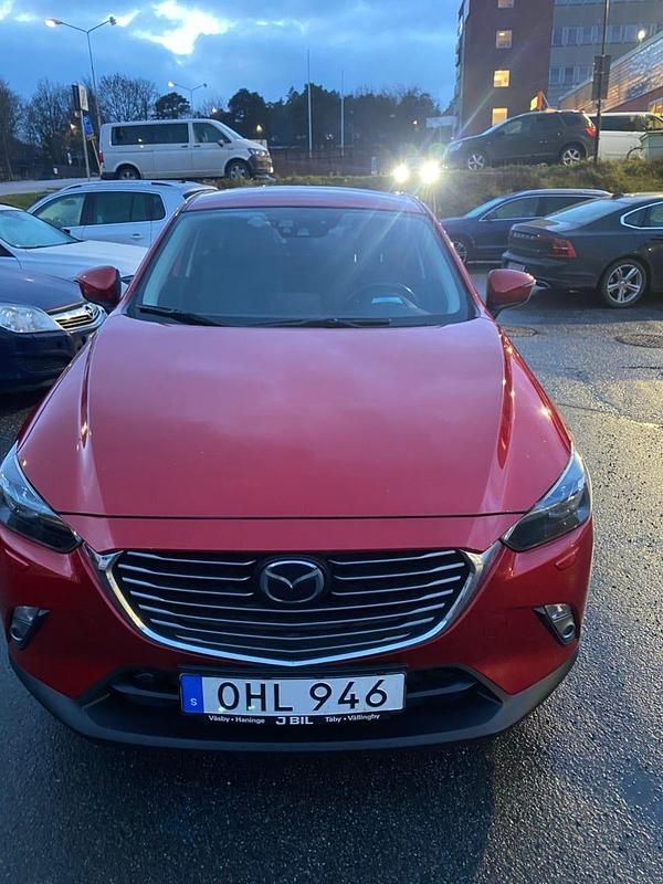 Röd Begagnad 2017 Mazda CX-3 SUV | 110 000 kr (Marknadspris) - Bild 1/2