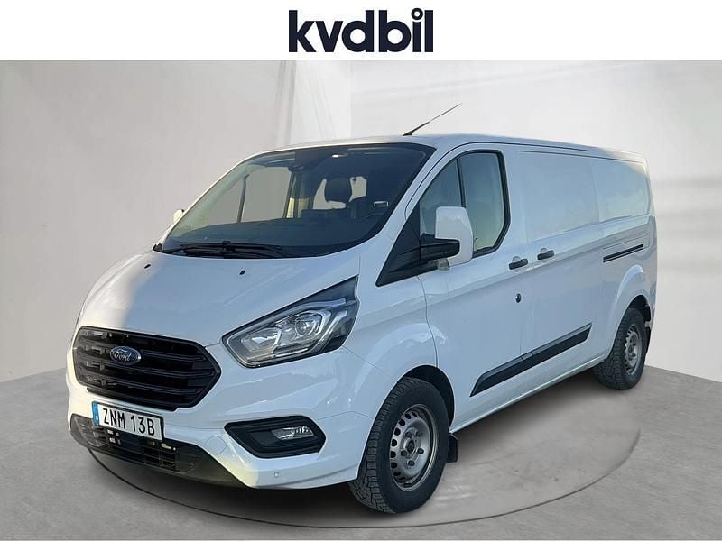 Vit Begagnad 2022 Ford Transit Custom Pickup | 216 000 kr (Marknadspris) - Bild 1/3