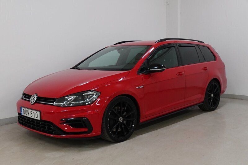 Röd Begagnad 2017 VW Golf VII R Kombi | 259 900 kr (Lite dyr) - Bild 1/4