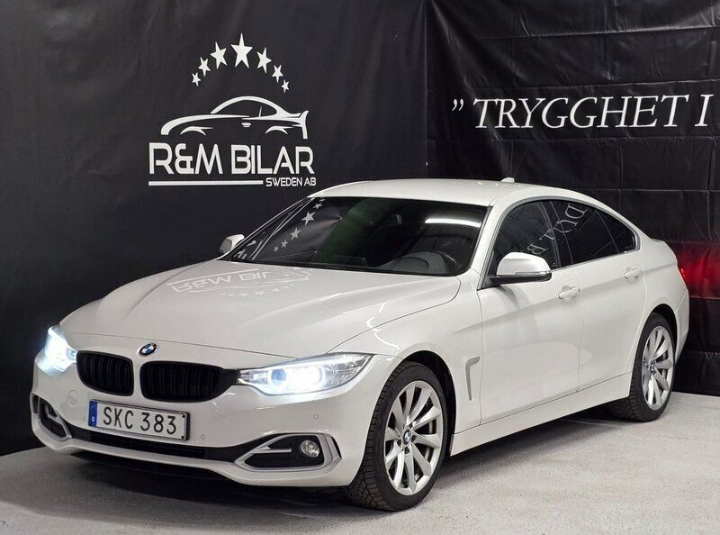 Vit Begagnad 2014 BMW 420 Comfort Edition Halvkombi | 174 800 kr - Bild 1/4