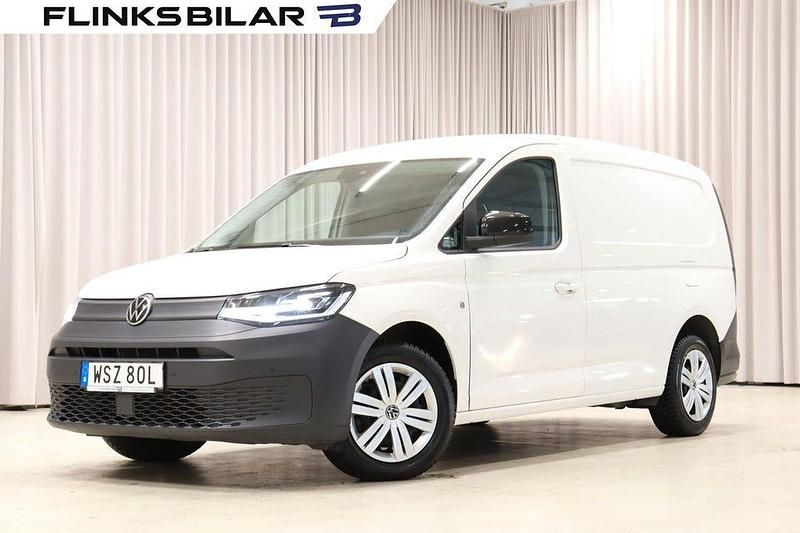 Vit Begagnad 2022 VW Caddy Maxi Minibuss | 299 700 kr (Marknadspris) - Bild 1/4