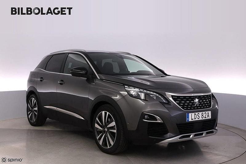 Grå Begagnad 2019 Peugeot 3008 SUV | 259 800 kr (Marknadspris) - Bild 1/4
