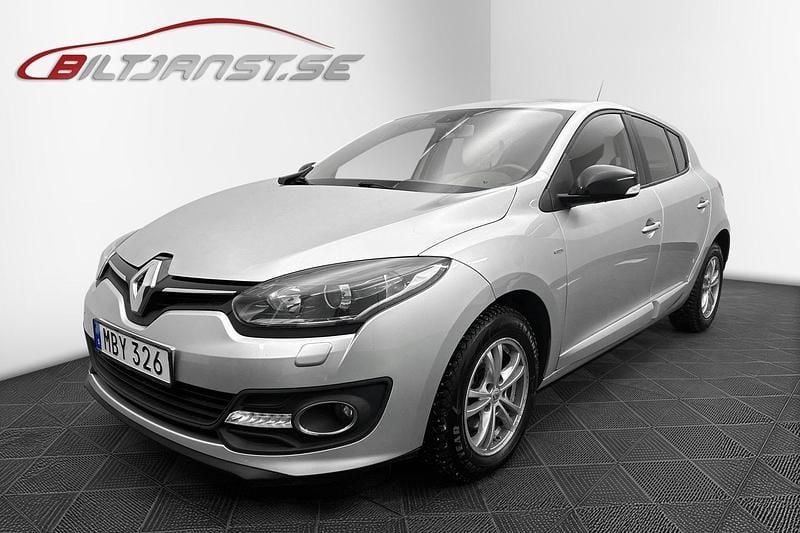 Silver Begagnad 2015 Renault Mégane III LIMITED Halvkombi | 79 900 kr - Bild 1/4