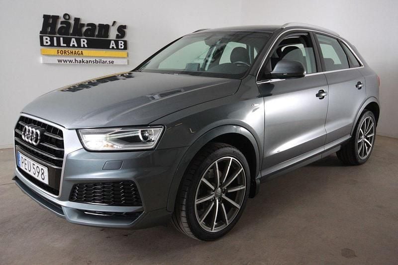 Grå Begagnad 2017 Audi Q3 SUV | 184 500 kr (Marknadspris) - Bild 1/4