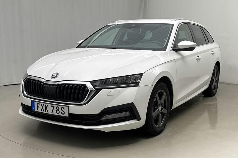 Vit Begagnad 2023 Skoda Octavia G-TEC Kombi | 200 000 kr (Superpris) - Bild 1/4
