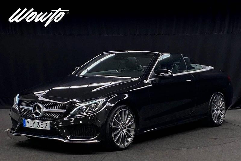 Svart Begagnad 2018 Mercedes C200 AMG Cab | 369 800 kr (Marknadspris) - Bild 1/4