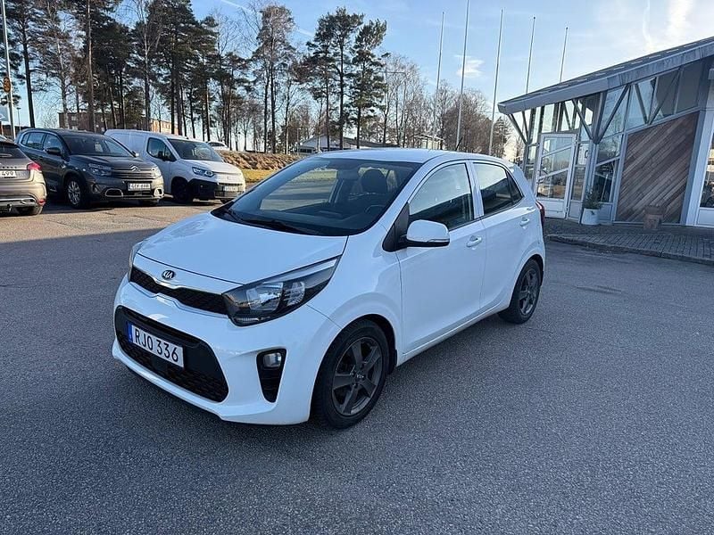 Begagnad Kia Picanto Launch Edition 84 HK (61 kW) 2017 Vit Halvkombi