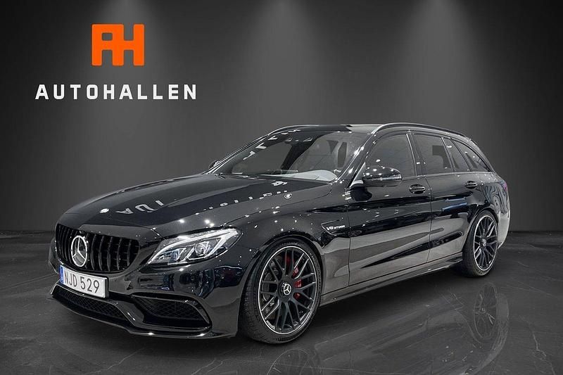 Svart Begagnad 2016 Mercedes C63S AMG AMG Kombi | 499 900 kr (Marknadspris) - Bild 1/4