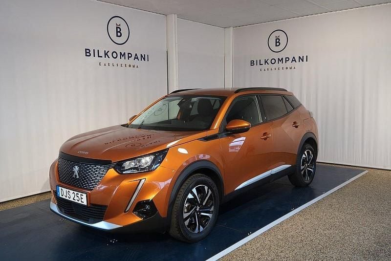 Orange Begagnad 2021 Peugeot 2008 SUV | 182 800 kr (Marknadspris) - Bild 1/4