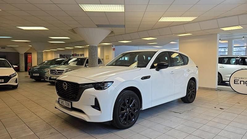 Vit Begagnad 2022 Mazda CX-60 SUV | 339 900 kr (Bra pris) - Bild 1/4