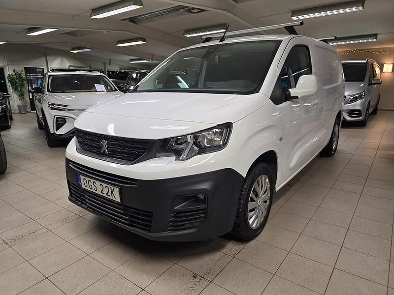 Vit Begagnad 2020 Peugeot Partner Van | 159 900 kr (Marknadspris) - Bild 1/4