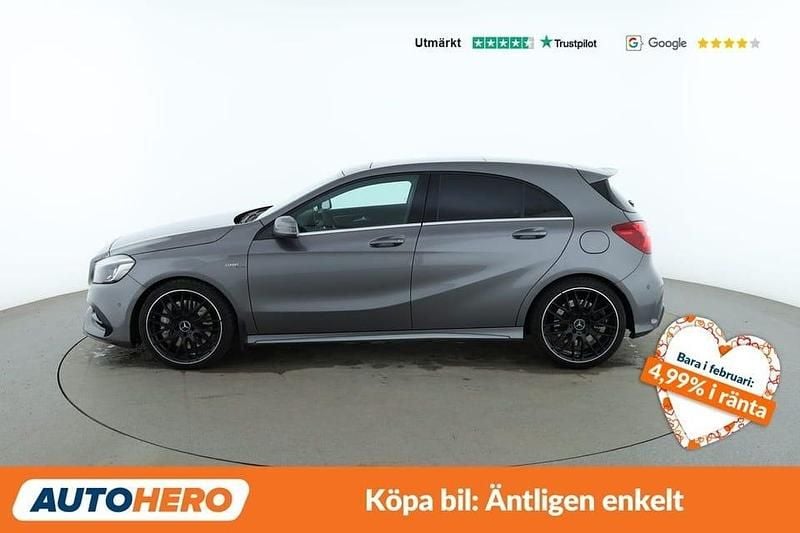 Begagnad Mercedes A45 AMG AMG 386 HK (283 kW) 2017 Mörkgrå Halvkombi