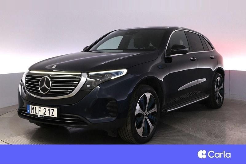 Mörkblå Begagnad 2022 Mercedes EQC400 SUV | 492 900 kr (Lite dyr) - Bild 1/4