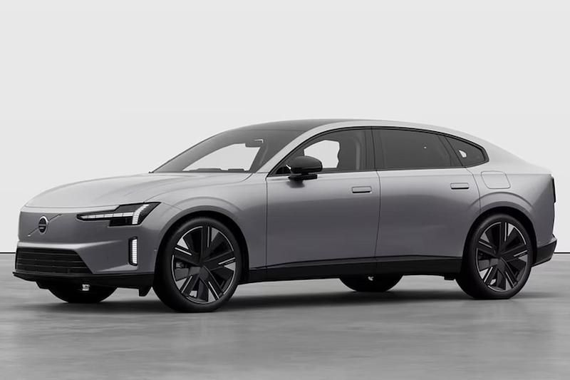 Ny Volvo ES90 Performance 500 kW (680 HK) 2026 Silver Sedan