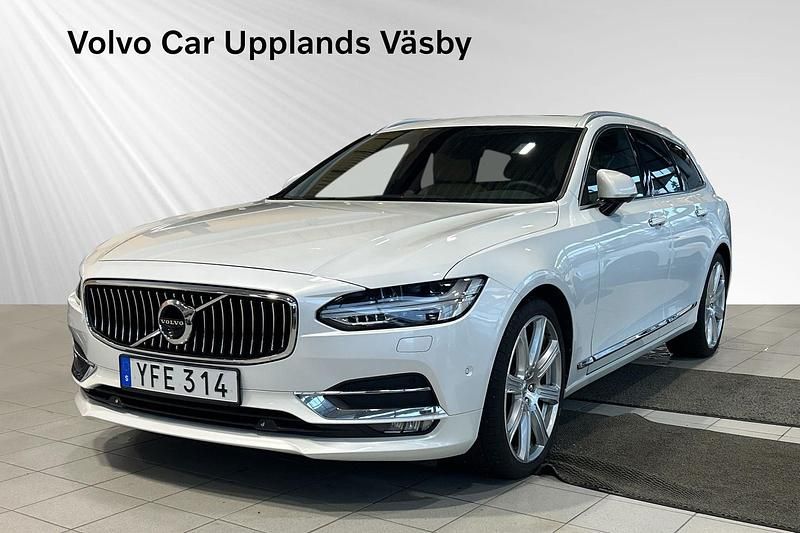 Begagnad Volvo V90 Inscription 339 HK (249 kW) 2016 Vit Kombi