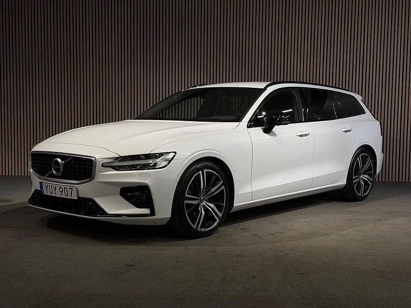 Begagnad Volvo V60 R-Design 190 HK (139 kW) 2018 Vit Kombi