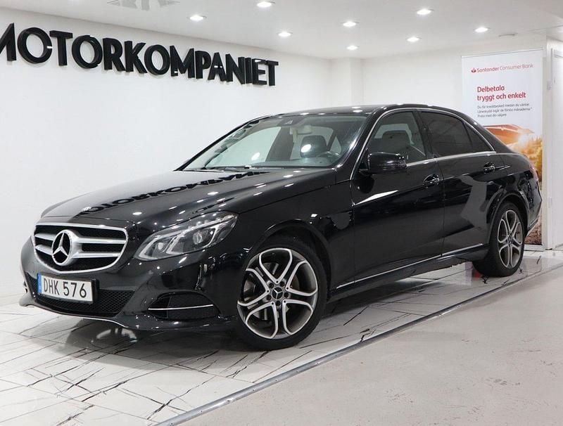 Svart Begagnad 2015 Mercedes E250 Avantgarde Sedan | 149 900 kr (Superpris) - Bild 1/4