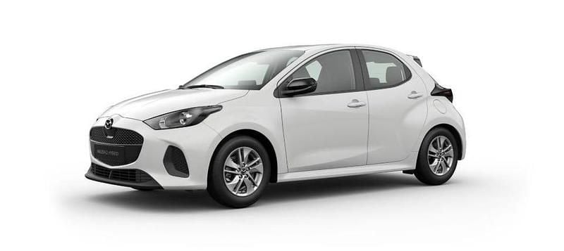 Lunar white Ny 2025 Mazda 2 Halvkombi | 253 400 kr (Marknadspris) - Bild 1/4