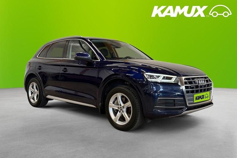 Blå Begagnad 2018 Audi Q5 SUV | 244 800 kr (Marknadspris) - Bild 1/4