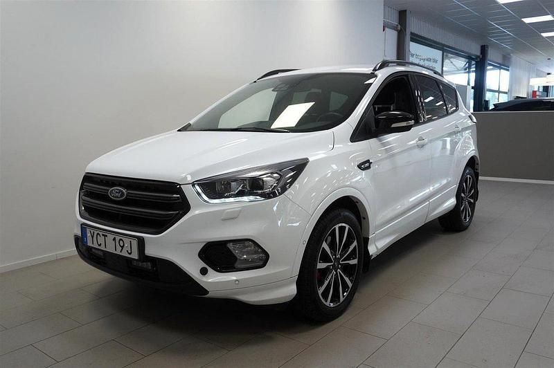 Vit Begagnad 2020 Ford Kuga ST-Line SUV | 214 900 kr (Lite dyr) - Bild 1/4