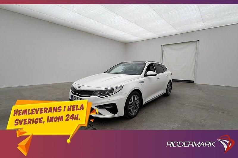 Vit Begagnad 2020 Kia Optima Hybrid Sport Sedan | 209 800 kr (Marknadspris) - Bild 1/3