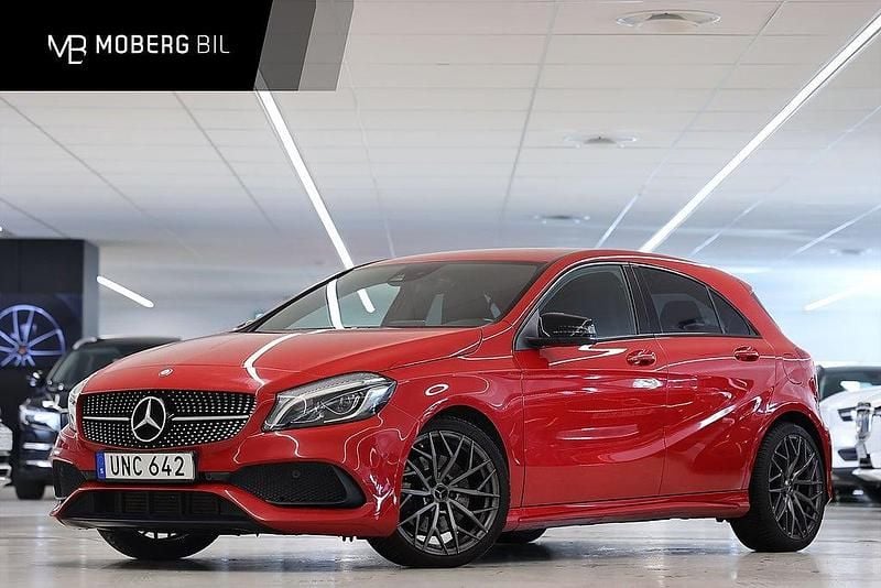 Röd Begagnad 2016 Mercedes A250 AMG Halvkombi | 199 900 kr (Marknadspris) - Bild 1/2