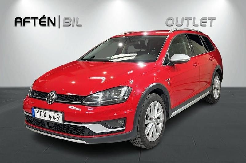Röd Begagnad 2016 VW Golf Alltrack Kombi | 139 800 kr (Bra pris) - Bild 1/3