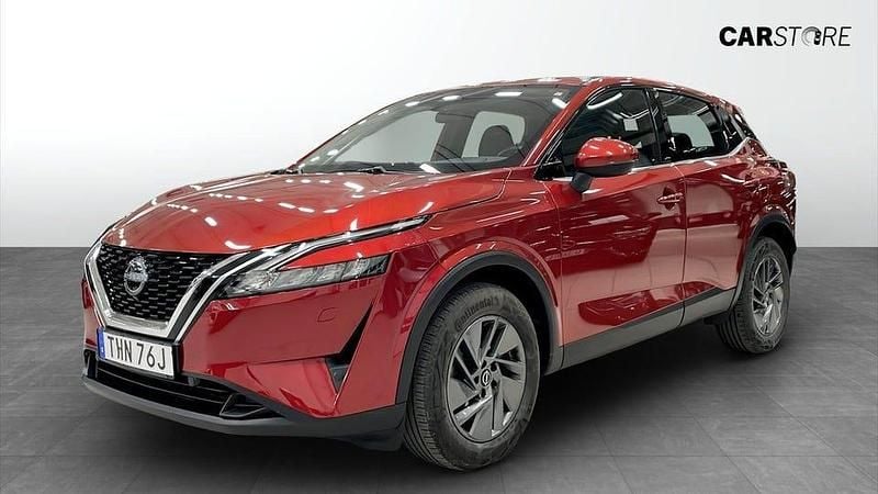 Röd Begagnad 2022 Nissan Qashqai SUV | 209 900 kr (Bra pris) - Bild 1/4