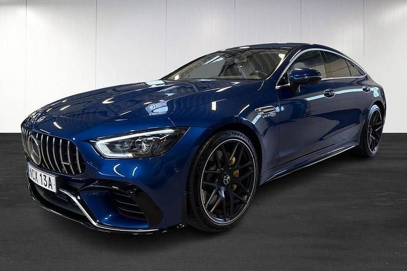 Blå Begagnad 2019 Mercedes AMG GT 63 AMG Sportkupé | 990 000 kr (Marknadspris) - Bild 1/4
