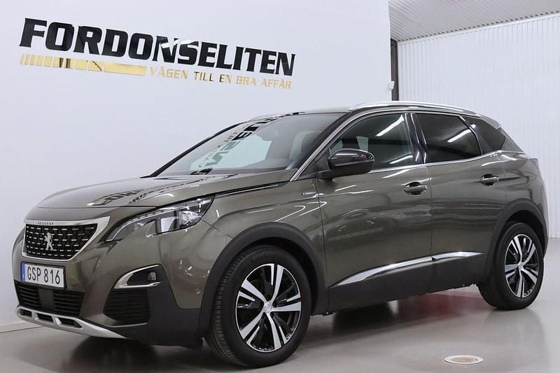 Grön Begagnad 2018 Peugeot 3008 GT-line SUV | 174 900 kr (Marknadspris) - Bild 1/4