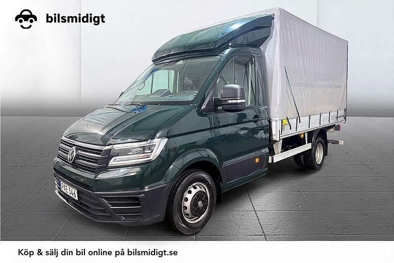 Ljusgrön Begagnad 2019 VW Crafter Van | 223 900 kr (Superpris) - Bild 1/3