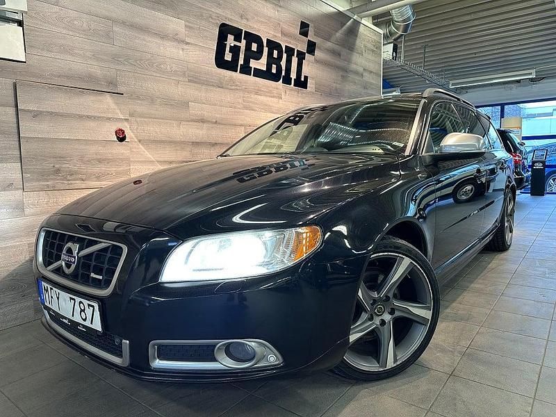 Begagnad Volvo V70 R-Design 163 HK (119 kW) 2013 Svart Kombi