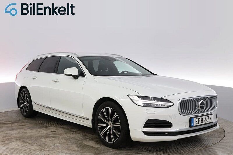Vit Begagnad 2020 Volvo V90 Inscription Kombi | 304 900 kr (Superpris) - Bild 1/4