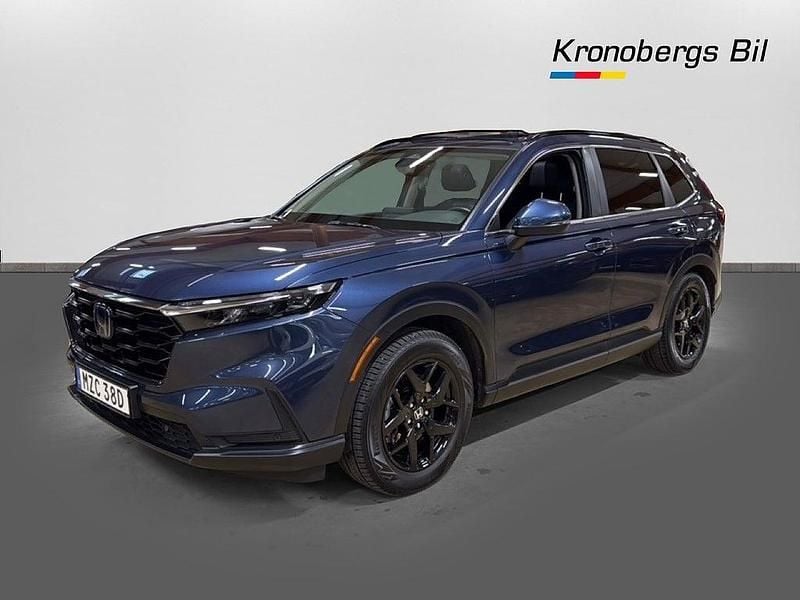 Canyon river blue metallic Begagnad 2024 Honda CR-V Elegance SUV | 439 500 kr (Bra pris) - Bild 1/4