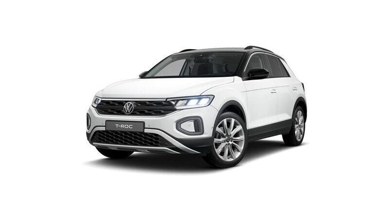 Vit (pure white black) Ny 2025 VW T-Roc Edition SUV | 380 000 kr (Marknadspris) - Bild 1/4