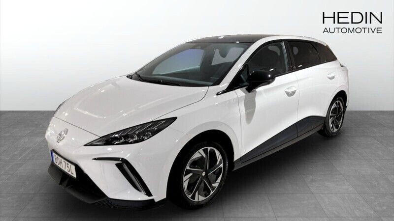 Vit (white) Begagnad 2022 MG MG4 EV Luxury Halvkombi | 289 900 kr (Marknadspris) - Bild 1/4