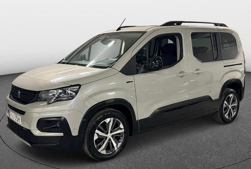 Grå Begagnad 2019 Peugeot Rifter GT-line Minibuss | 249 900 kr (Marknadspris) - Bild 1/4