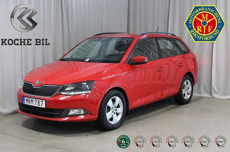 Röd Begagnad 2017 Skoda Fabia Style Kombi | 94 900 kr (Marknadspris) - Bild 1/4