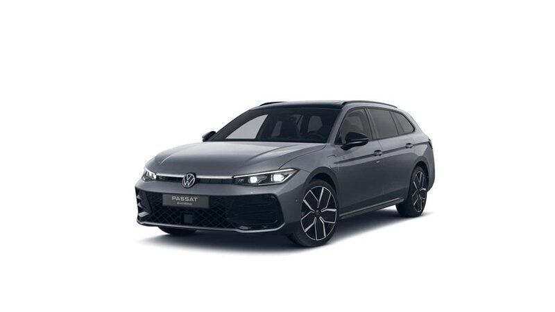 Mörkgrå Ny 2025 VW Passat R-line Kombi | 614 800 kr (Dyr) - Bild 1/4