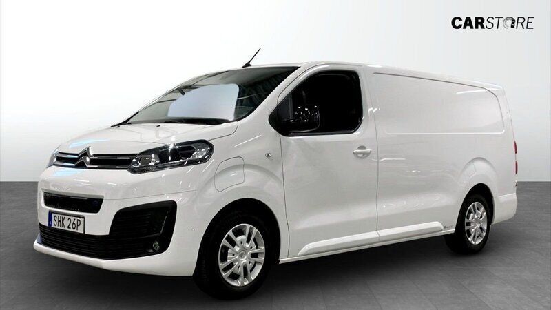 Vit (white) Begagnad 2021 Citroën e-Jumpy Business Class Minibuss | 269 900 kr (Bra pris) - Bild 1/4