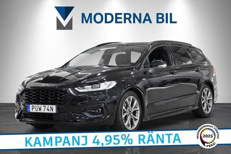 Svart Begagnad 2021 Ford Mondeo ST-Line Kombi | 229 900 kr (Marknadspris) - Bild 1/4