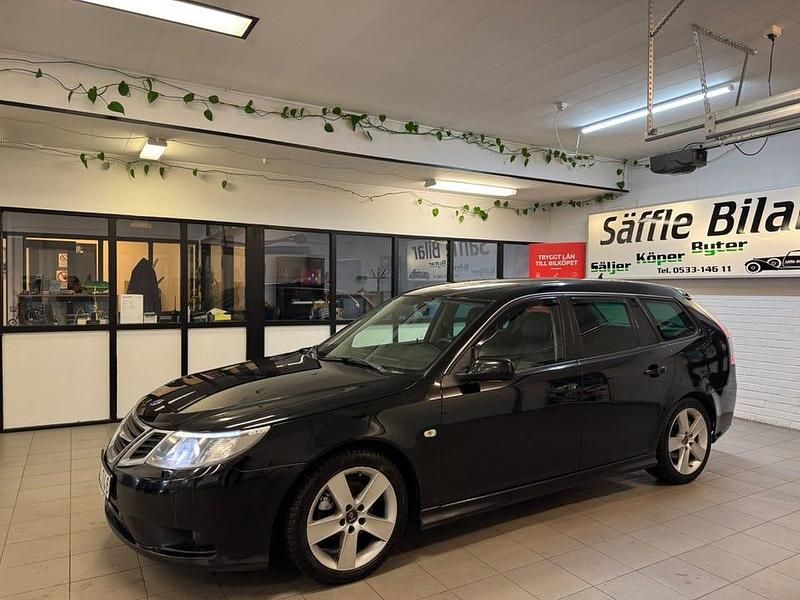 Svart Begagnad 2008 Saab 9-3 Vector Kombi | 29 900 kr (Marknadspris) - Bild 1/4