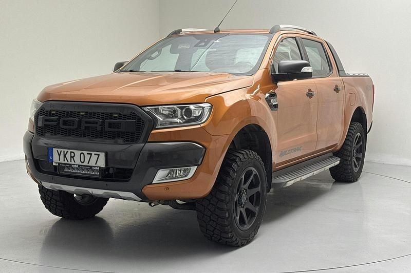 Orange Begagnad 2017 Ford Ranger Pickup | 249 000 kr (Marknadspris) - Bild 1/4