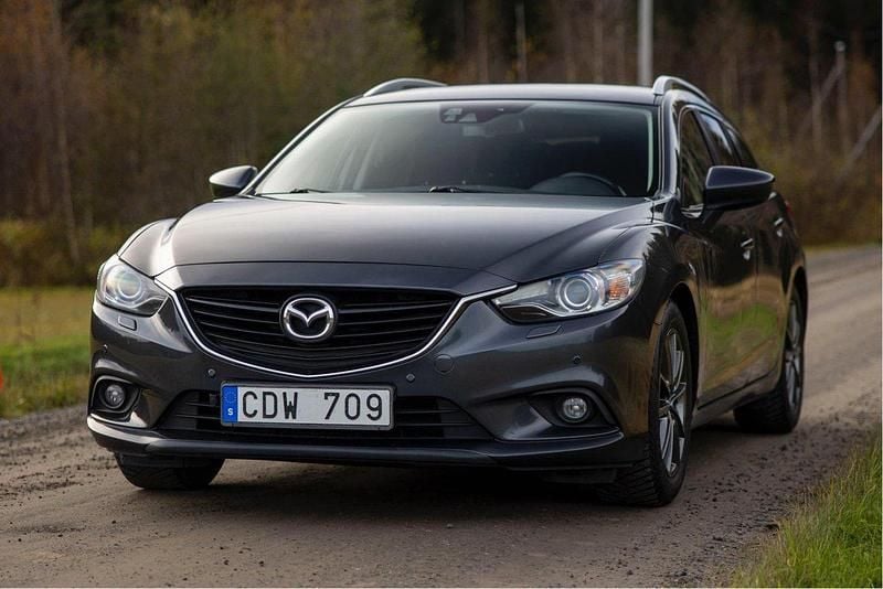 Grå Begagnad 2013 Mazda 6 Kombi | 99 500 kr (Marknadspris) - Bild 1/4