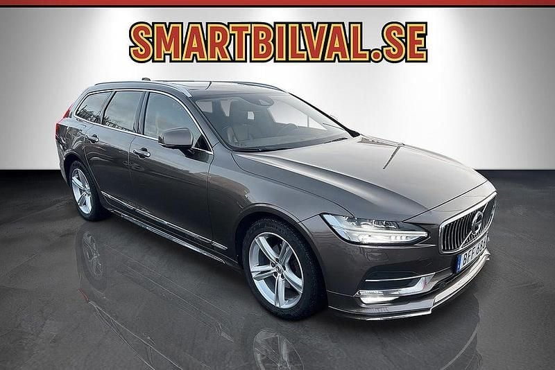 Begagnad Volvo V90 Inscription 190 HK (139 kW) 2017 Brunmetallic Kombi